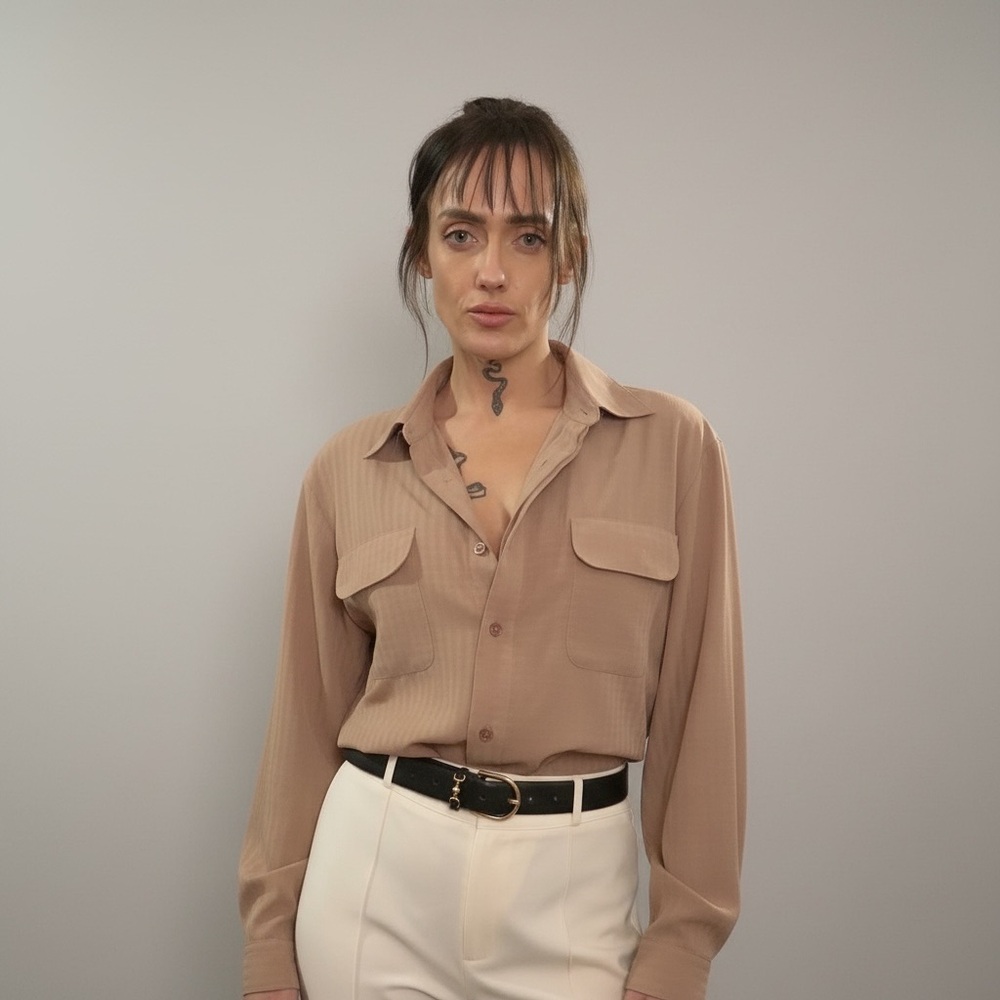 Men's Tan Shirt
